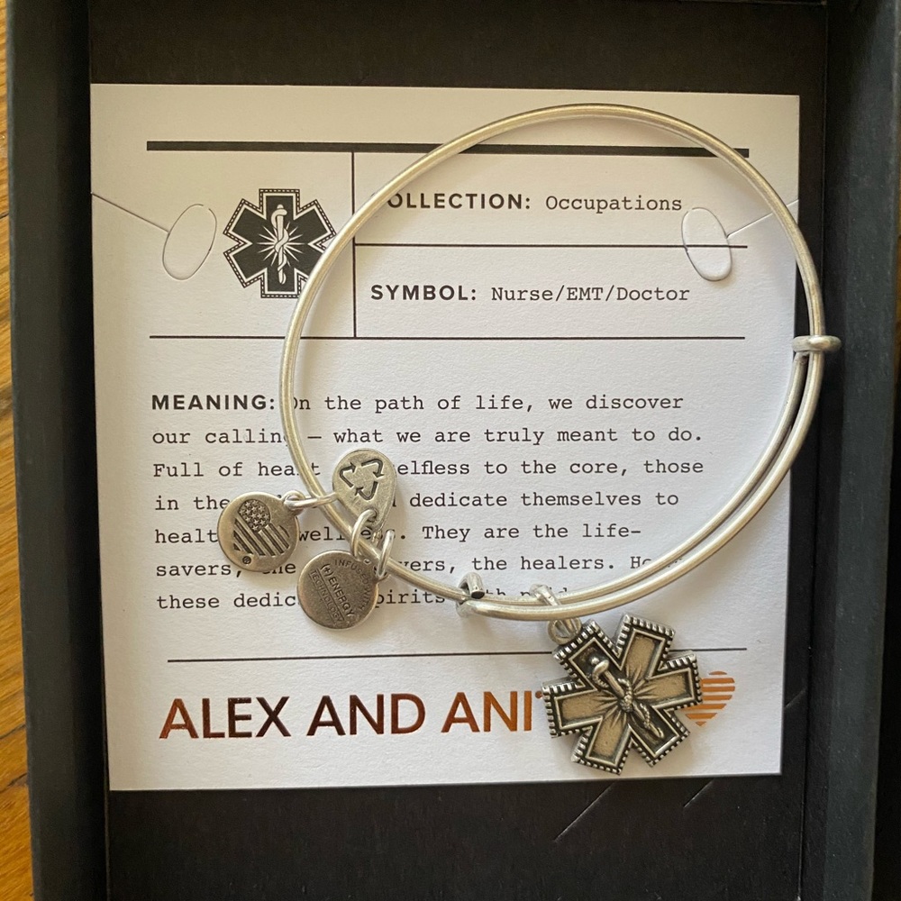 Alex and Ani nurse bracelet